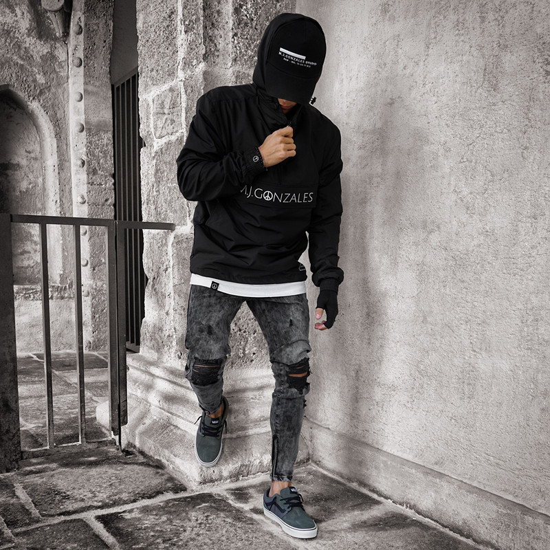 2021 High quality Fashion Men hot sale High Elastic Skinny Trousers jeans Men Zipper Jogging Casual Pencil Long Pants