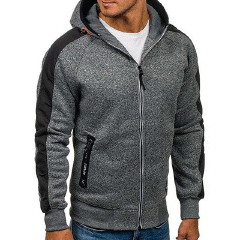 2021 High quality Men Hoodie Autumn Winter FullSleeve Zipper Cardigan Men Hoodies Sweatshirts Casual Slim Sweatshirt