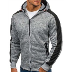2021 High quality Men Hoodie Autumn Winter FullSleeve Zipper Cardigan Men Hoodies Sweatshirts Casual Slim Sweatshirt