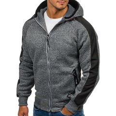 2021 High quality Men Hoodie Autumn Winter FullSleeve Zipper Cardigan Men Hoodies Sweatshirts Casual Slim Sweatshirt