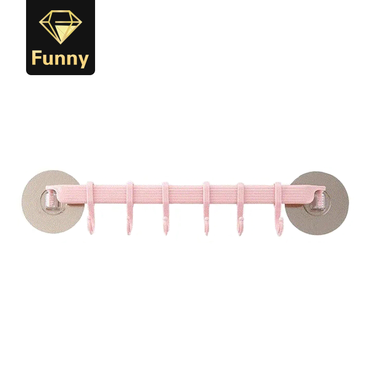 2021 High quality Multi - functional storage hooks in kitchen 6 pcs hooks  kitchen utensils and appliances