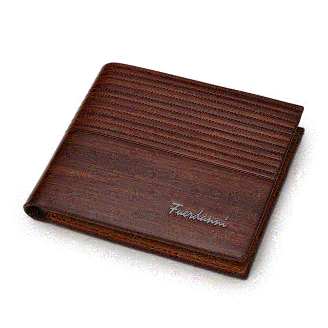 2021 High quality Vintage Men Leather Short Wallet Brand Luxury Male Purses Money Clip Wallets