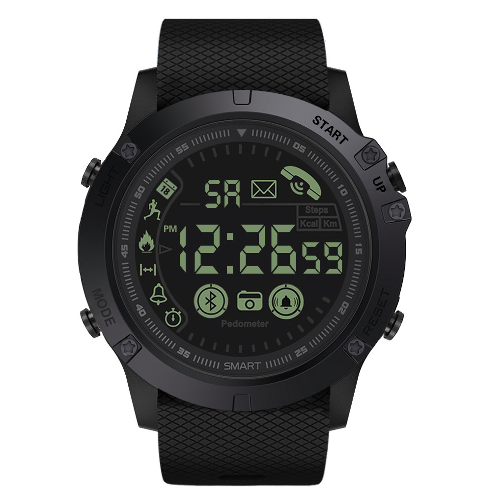 Men Rugged Smartwatch Standby Time 24h All-Weather Monitoring relogio masculin Electronic watches