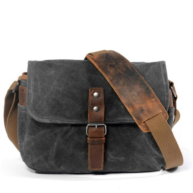 2021 High quality Men Vintage Canvas Bags Casual Crossbody Bag For Men Messenger Bag Man Travel Shockproof Camera Bags