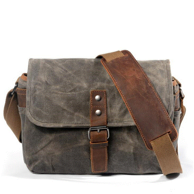 2021 High quality Men Vintage Canvas Bags Casual Crossbody Bag For Men Messenger Bag Man Travel Shockproof Camera Bags