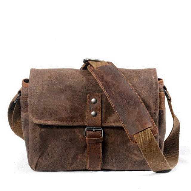 2021 High quality Men Vintage Canvas Bags Casual Crossbody Bag For Men Messenger Bag Man Travel Shockproof Camera Bags