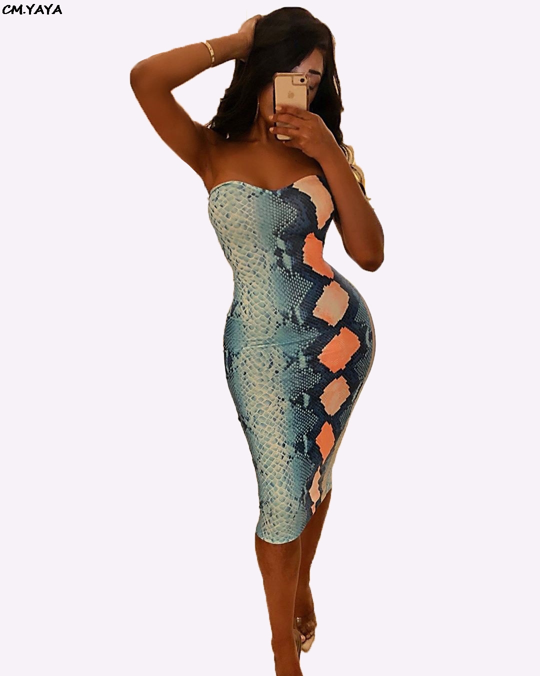 2021 High quality new women summer leopard print slash neck bodycon knee length dress night club party pencil dresses