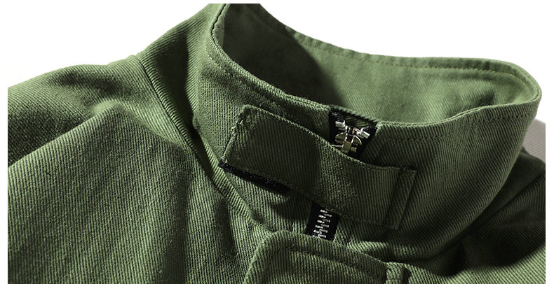 2021 High quality Jackets Men Streetwear Solid Color Jacket Hip Hop Long Sleeve Coat Pocket Jackets Men