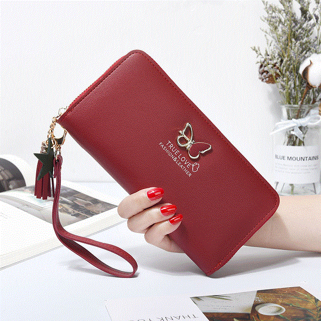2021 High quality Women Handbags Tassel PU Leather Handbags Shoulder Bag Lady Simple Style