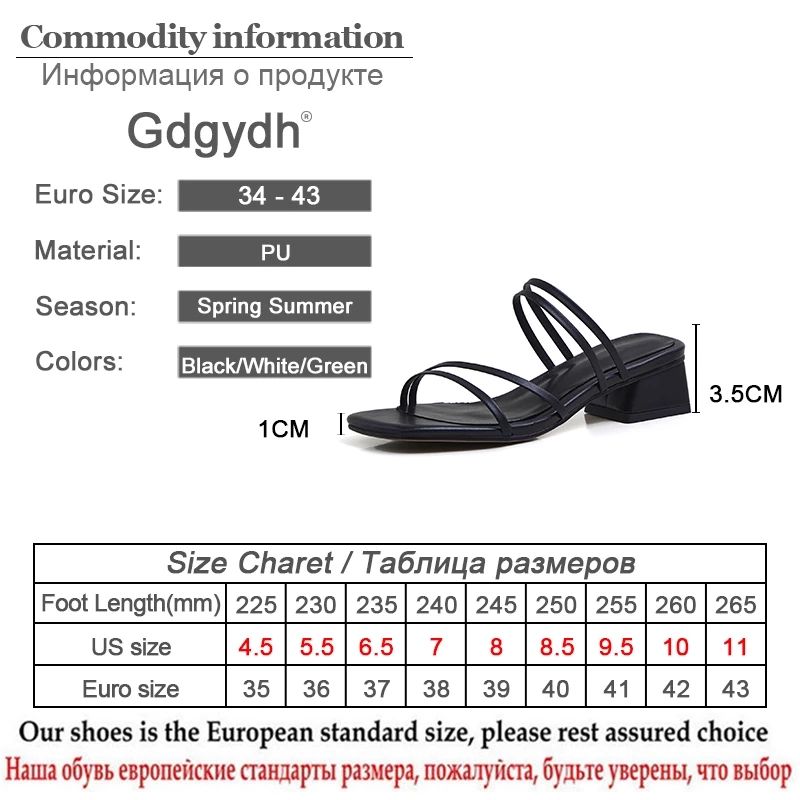 2021 High quality Women Sandals Square Mid-Heels Slippers Open Toe Platform Cut-out Hollow Female Sandals Plus Size