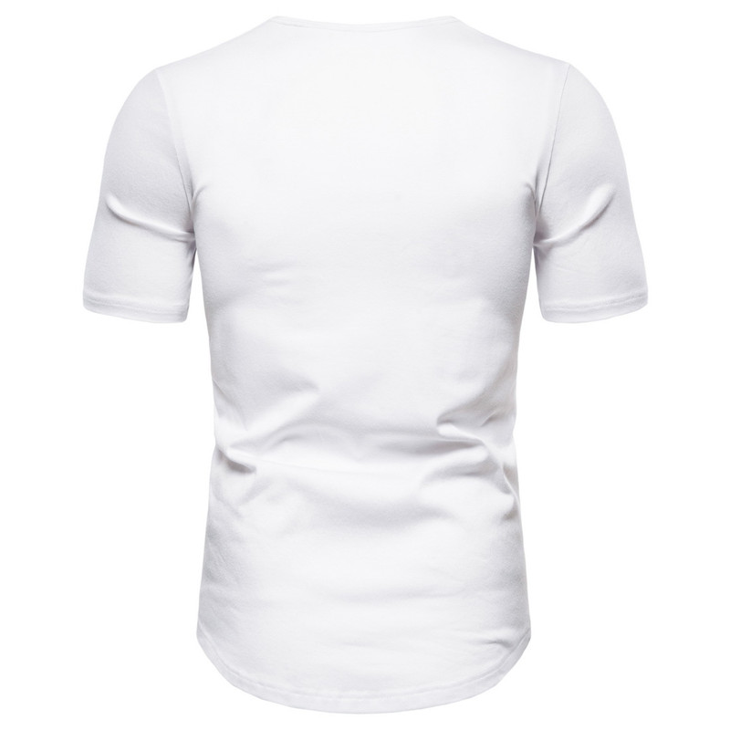 2021 High quality Men T Shirt Solid Color Cotton Tshirt Men Summer Slim Fit Short Sleeve O-neck T-Shirts