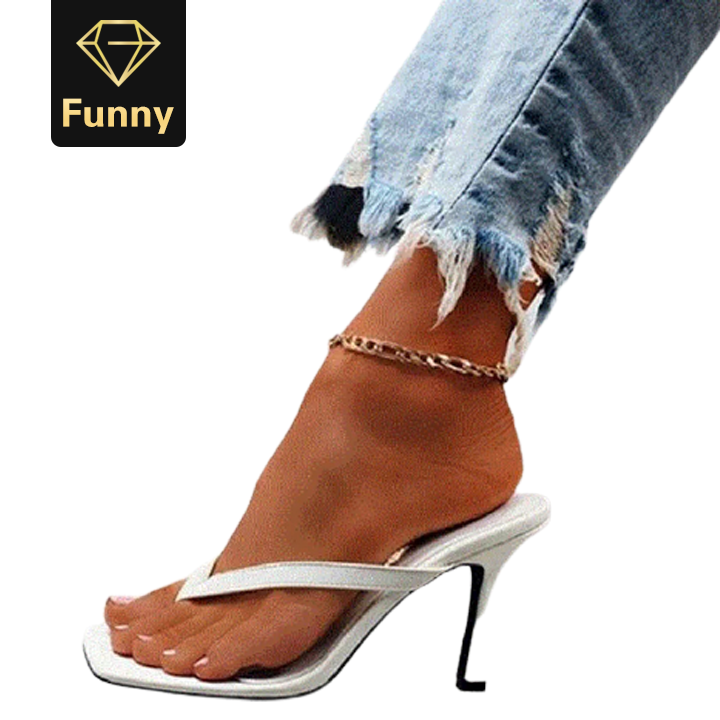 2021 High quality Woman Slippers Flip Flops Women Solid High Heels Female Comfortbale Slide Ladies Casual Fashion