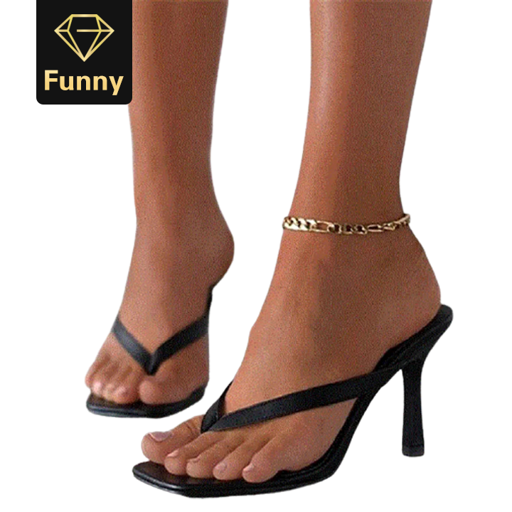 2021 High quality Woman Slippers Flip Flops Women Solid High Heels Female Comfortbale Slide Ladies Casual Fashion