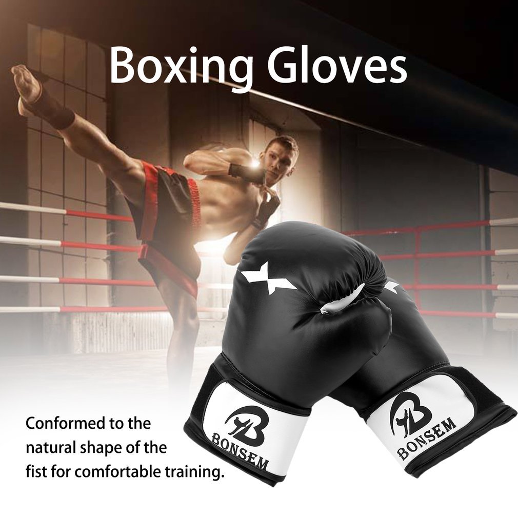 2021 High quality 1 Pair Training Boxing Gloves Sanda Karate Sandbag Taekwondo Fighting Hand Protector Gloves