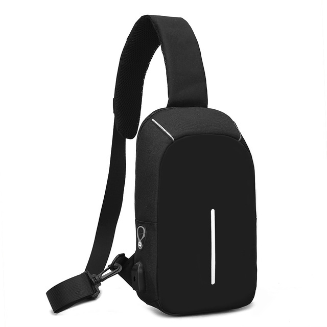 2021 High quality Men's Bags Outdoor Leisure Chest Package SUB The Headset Jack A Small Bag Men's Chest Package