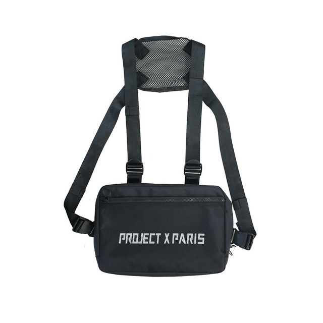 2021 High quality Men Bag Tactical Vest Hip Hop Style Crossbody Chest Bags Packs   Fashion Unisex Chest Rig
