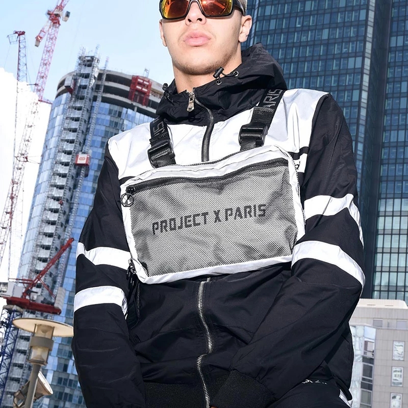 2021 High quality Men Bag Tactical Vest Hip Hop Style Crossbody Chest Bags Packs   Fashion Unisex Chest Rig