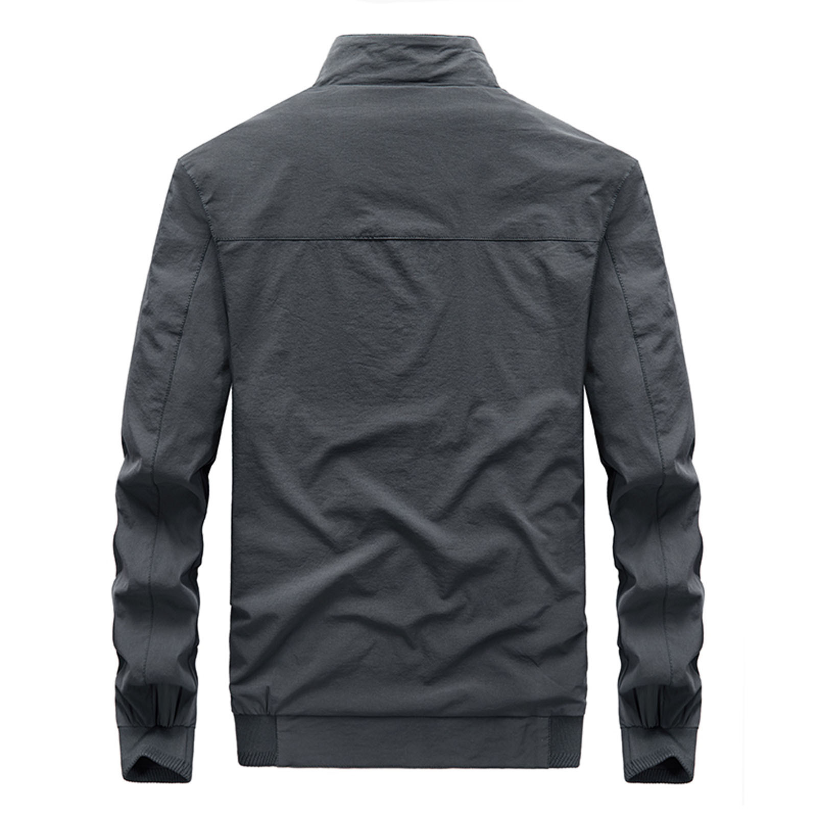 2021 High quality Men Spring Autumn Warm Long Sleeve Pocket Jacket Outwear Top Blouse Coats Men Clothing  Colors