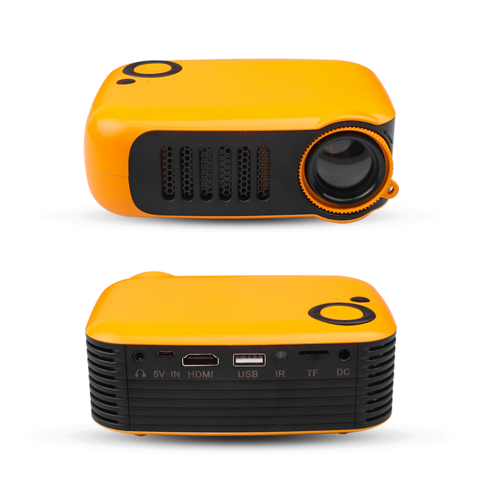 2021 High quality Mini Projector Supports 1080P HDMI USB Micro SD Card LCD Home Entertainment Theater Video Projector