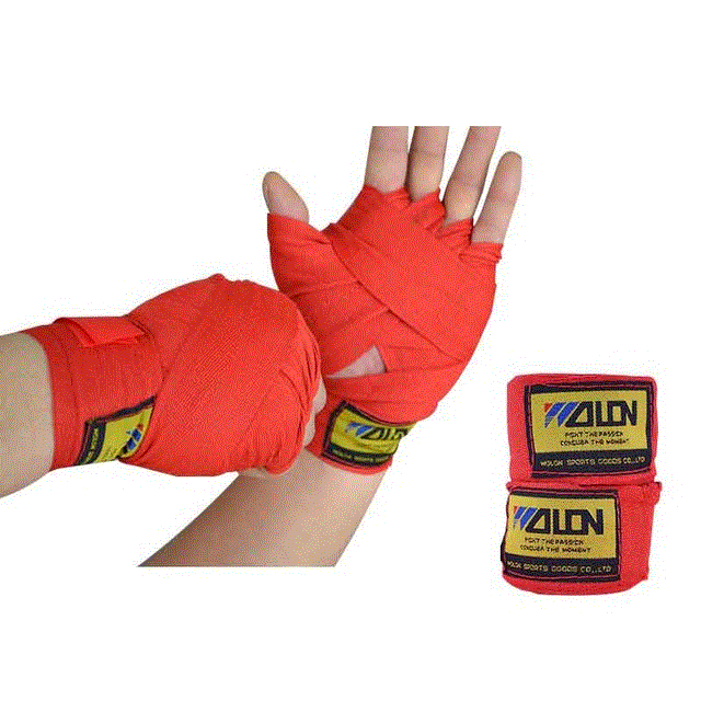 2021 High quality 2pcs/roll Width 5cm Length 2.5M Cotton Sports Strap Boxing Bandage Sanda Muay Taekwondo Hand Gloves