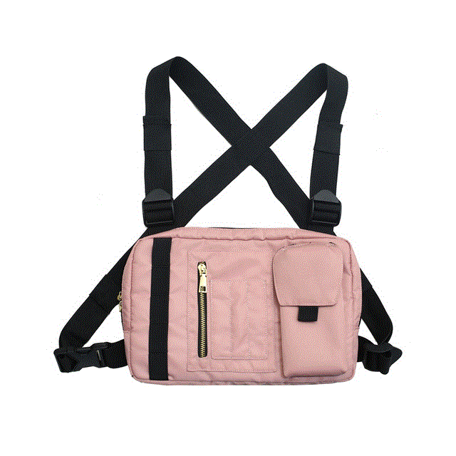2021 High quality Three Pockets Large Space Chest Rig Multifunction Nylon Chest Bag For Men Fashion Chest Utility Bags