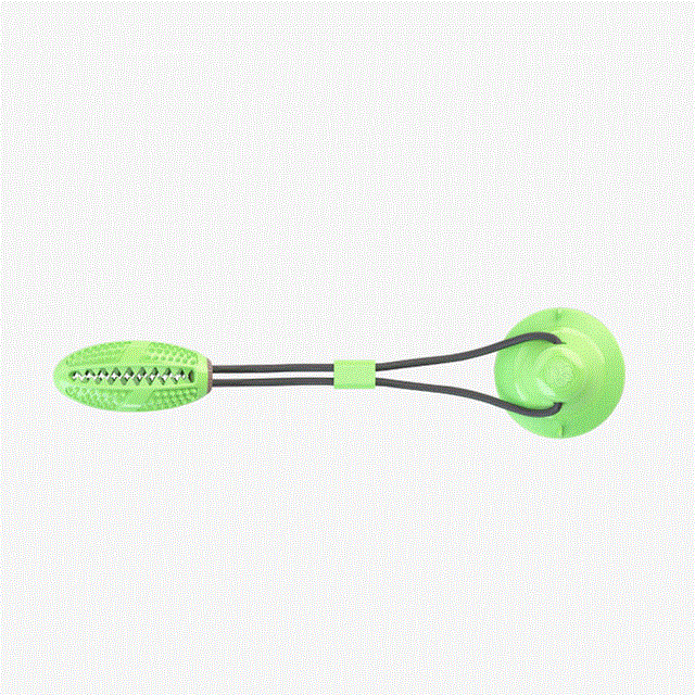 2021 High quality Pet Interactive Suction Cup Push Molar Bite Toy Elastic Ropes Dog Tooth Cleaning Chewing Supplies