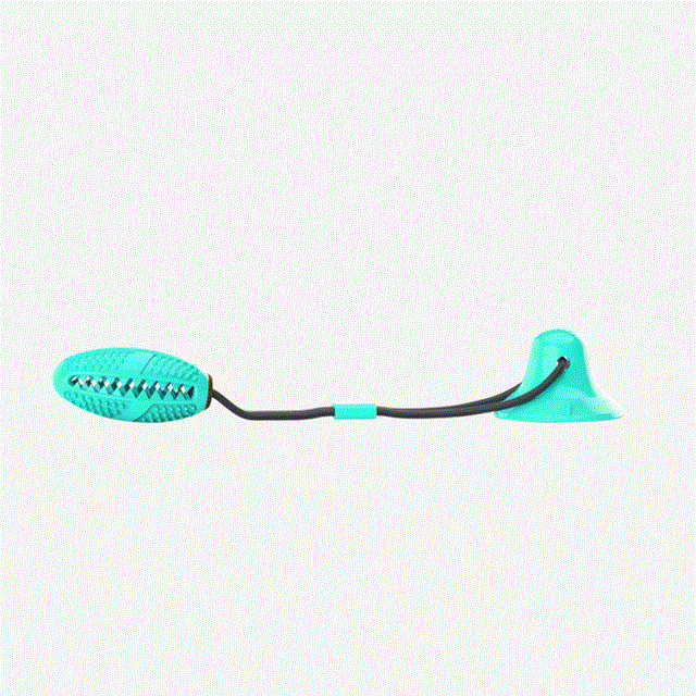 2021 High quality Pet Interactive Suction Cup Push Molar Bite Toy Elastic Ropes Dog Tooth Cleaning Chewing Supplies