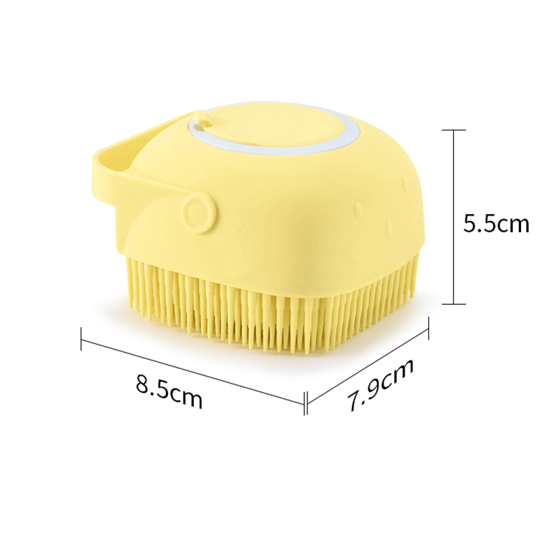 2021 High quality Bathroom  Puppy Big Dog Cat Bath Massage Gloves Brush Soft Safety Silicone Pet Accessories for Pet