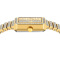 2021 High quality WomenLadies Gold Square Watch  Analog Quartz Movt Unique Female Iced Out Watch