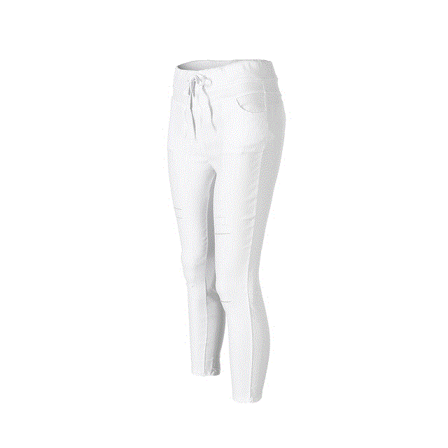 2021 High quality Women Fashion Slim High Waisted Stretchy Skinny Broken Hole Pencil Pants Solid  Trousers Womens