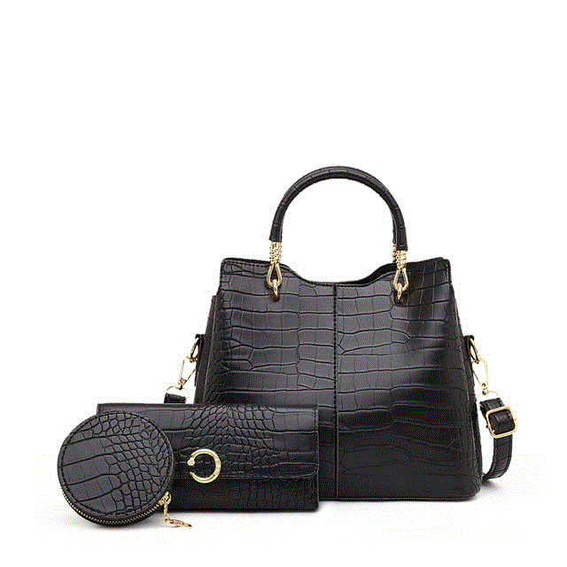 2021 High quality 3pcs Set Composite Bag High Quality Pu Leather Women Handbag Ladies Large Capacity Shoulder Bag