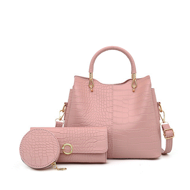 2021 High quality 3pcs Set Composite Bag High Quality Pu Leather Women Handbag Ladies Large Capacity Shoulder Bag