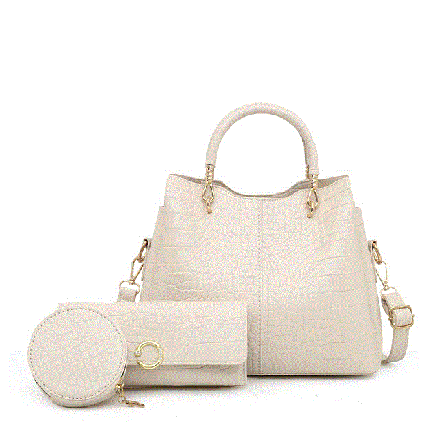 2021 High quality 3pcs Set Composite Bag High Quality Pu Leather Women Handbag Ladies Large Capacity Shoulder Bag