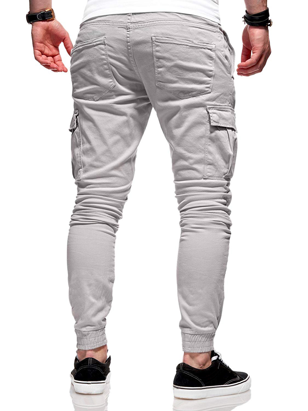 2021 High quality Men Fitness Bodybuilding Gyms Pants  Outdoor  Pencil Pants  Drawstring  Regular Trousers