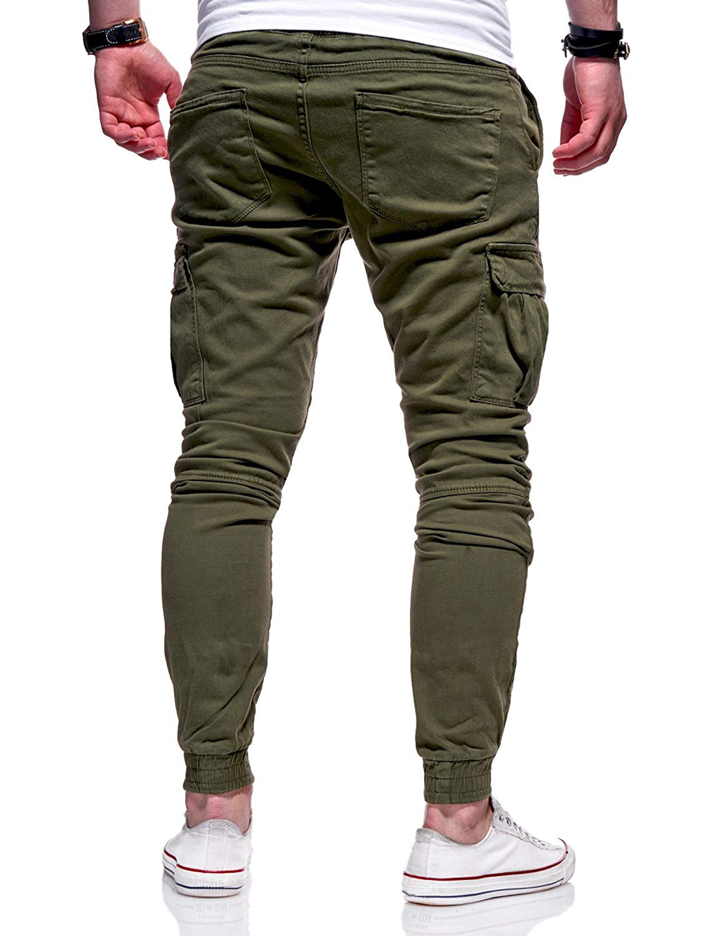 2021 High quality Men Fitness Bodybuilding Gyms Pants  Outdoor  Pencil Pants  Drawstring  Regular Trousers