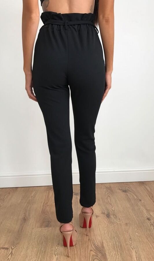 2021 High quality High Waist Pencil Pants Women Casual Elegant Pockets Pants Female Solid skinny Trousers Female