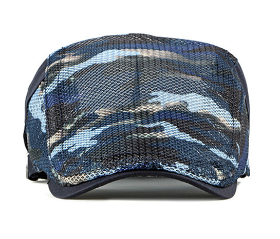 2021 High quality Unisex Summer Berets Hat Men Women Breathable Mesh Sun Visors Beret Caps Net Herringbone Flat Cap