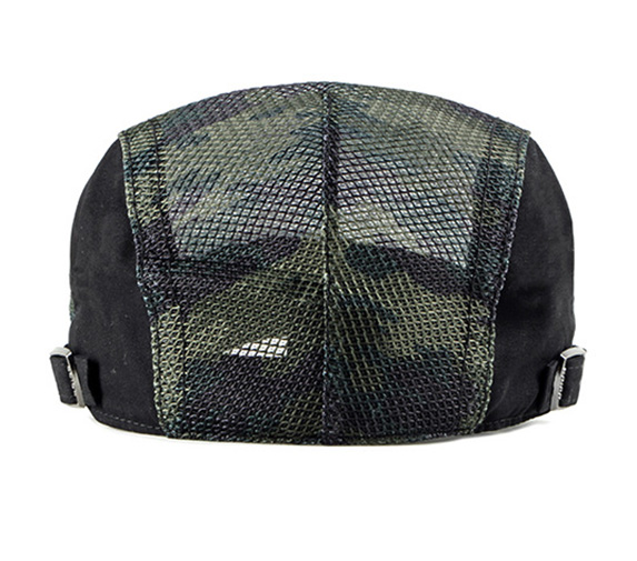 2021 High quality Unisex Summer Berets Hat Men Women Breathable Mesh Sun Visors Beret Caps Net Herringbone Flat Cap