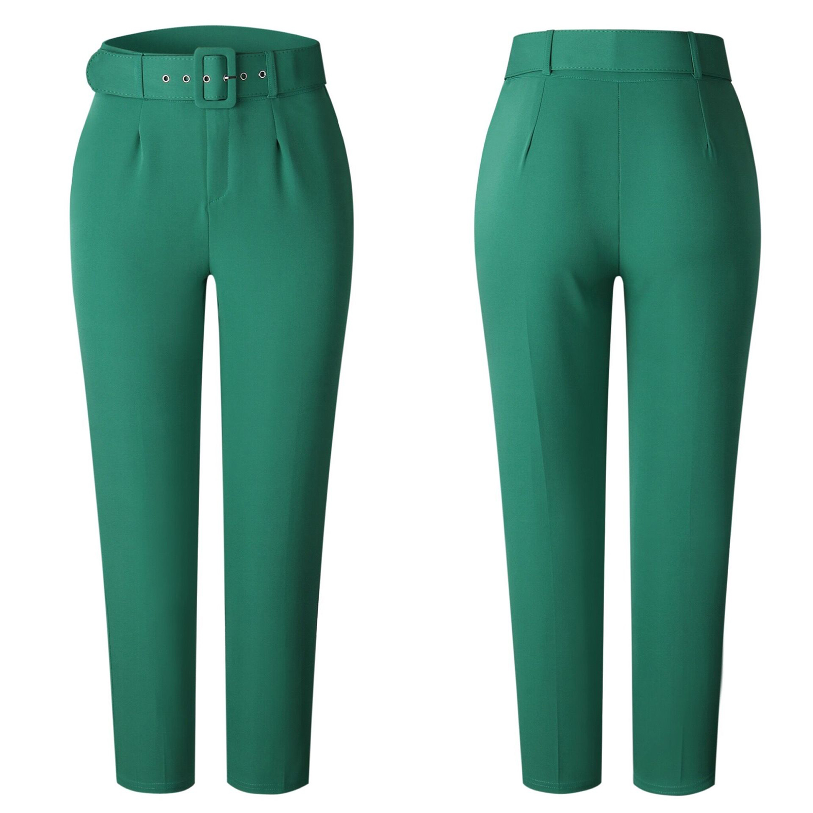 2021 High quality Women's Plus Size Trouser Solid Color High Waist Long Pant Bottom Pencil Pants for Office Lady