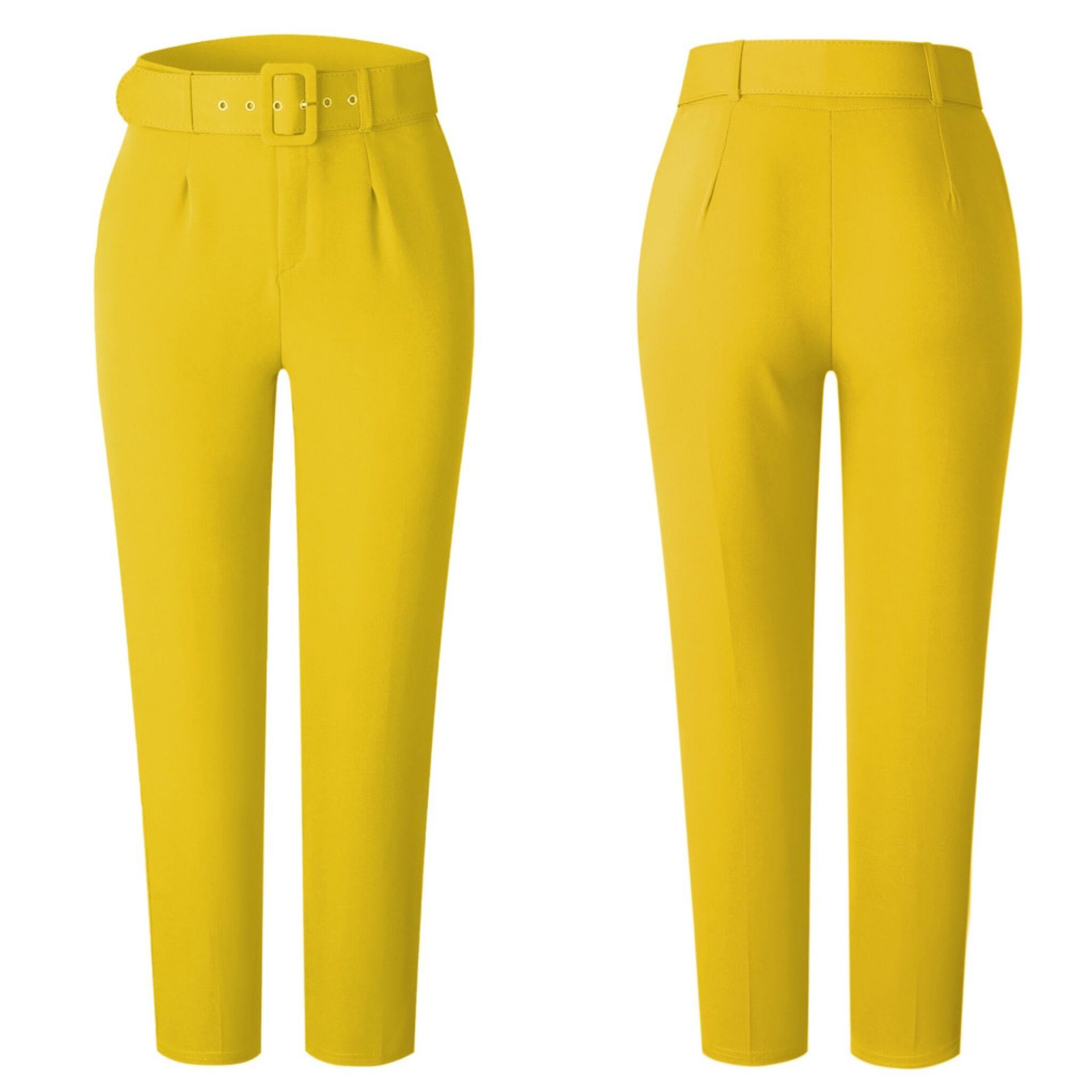 2021 High quality Women's Plus Size Trouser Solid Color High Waist Long Pant Bottom Pencil Pants for Office Lady