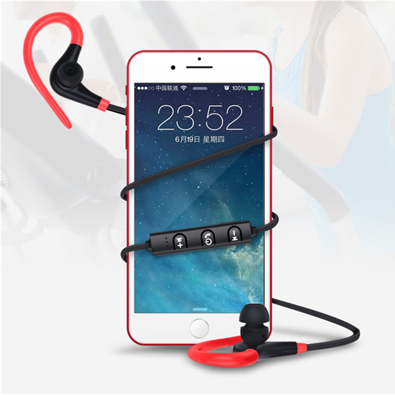 2021 High quality Bluetooth headset lug type stereo intelligent noise reduction sports headset for iPhone Samsung