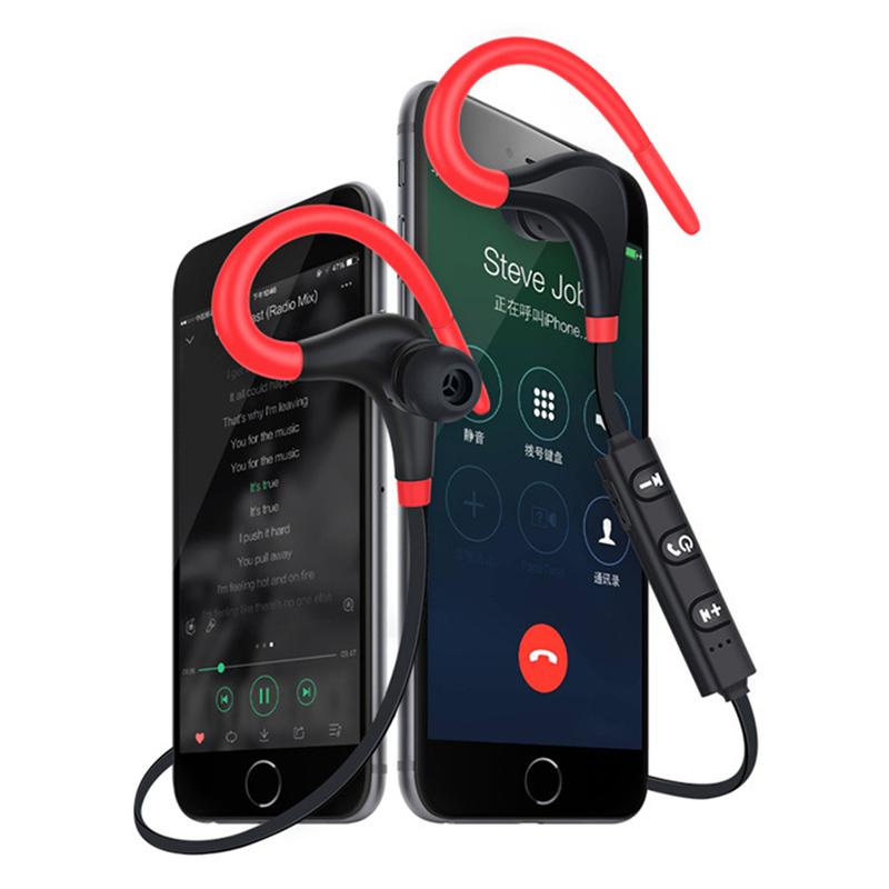 2021 High quality Bluetooth headset lug type stereo intelligent noise reduction sports headset for iPhone Samsung