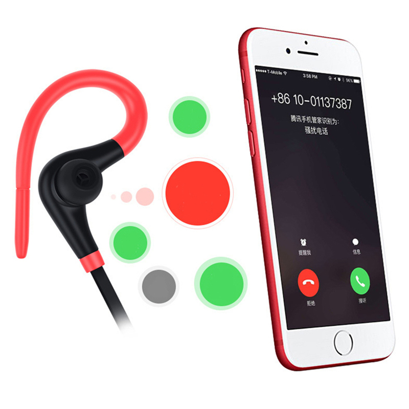 2021 High quality Bluetooth headset lug type stereo intelligent noise reduction sports headset for iPhone Samsung