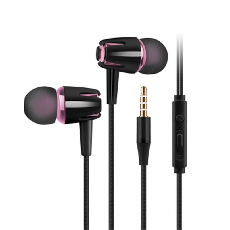 2021 High quality Wired Earphone  Volume Control Music Stereo Sport Headset With mic For IPhone Xiaomi Huawei Samsung