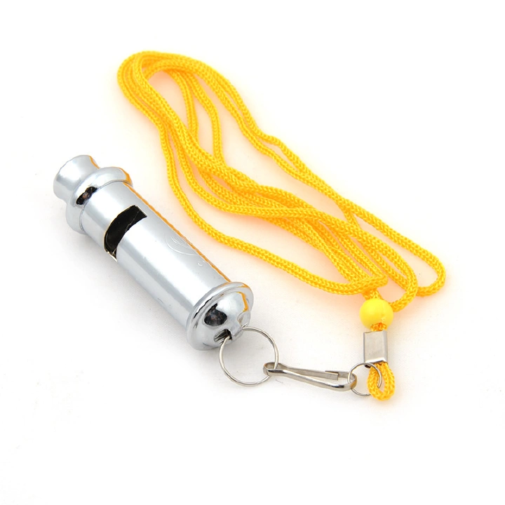 Stainless steel self-defense siren high frequency double hole metal whistle Referee whistle Dolphin whistle training survival whistle referee sports rugby party outdoor sports football whistle