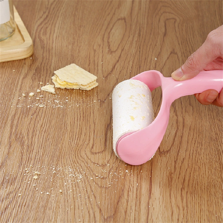 Removable wool roller portable sticky clothing pet wool remover drum dust brush lint roller pet wool remover lint roller dust roller clothing carpet stickiness 10cm