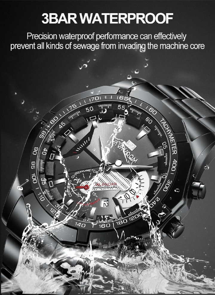 Automatic movement hollowing machine watch luminous waterproof watch hollowing machine men's steel belt watch men's watch sports luminous Guangzhou source factory watch