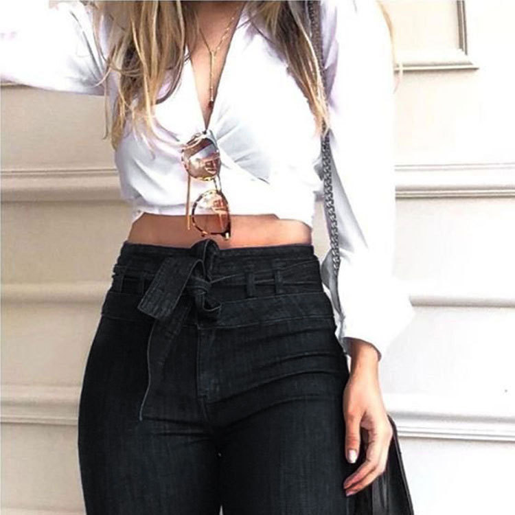 2021 High quality Women Jeans Trousers Leisure Loose High Waist Vintage Wide Leg Jeans Women Jean