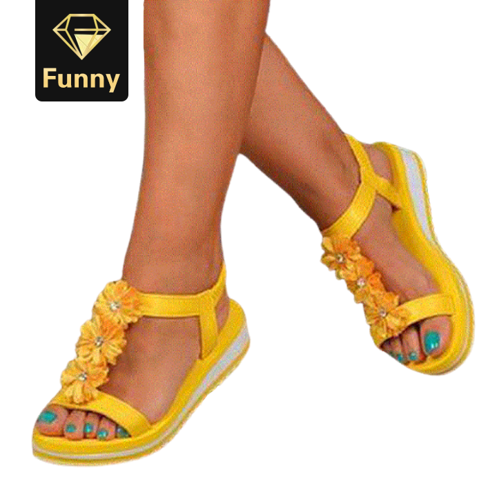 2021 High quality Women Flat Sandals Platform Sandals Ladies Outdoor Casual Beach Shoes