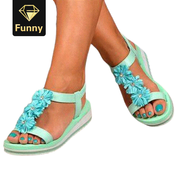 2021 High quality Women Flat Sandals Platform Sandals Ladies Outdoor Casual Beach Shoes